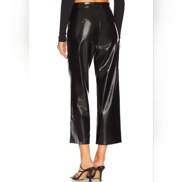 Faux Leather Wide Leg in Right On Time BLANKNYC - Picture 3 of 3